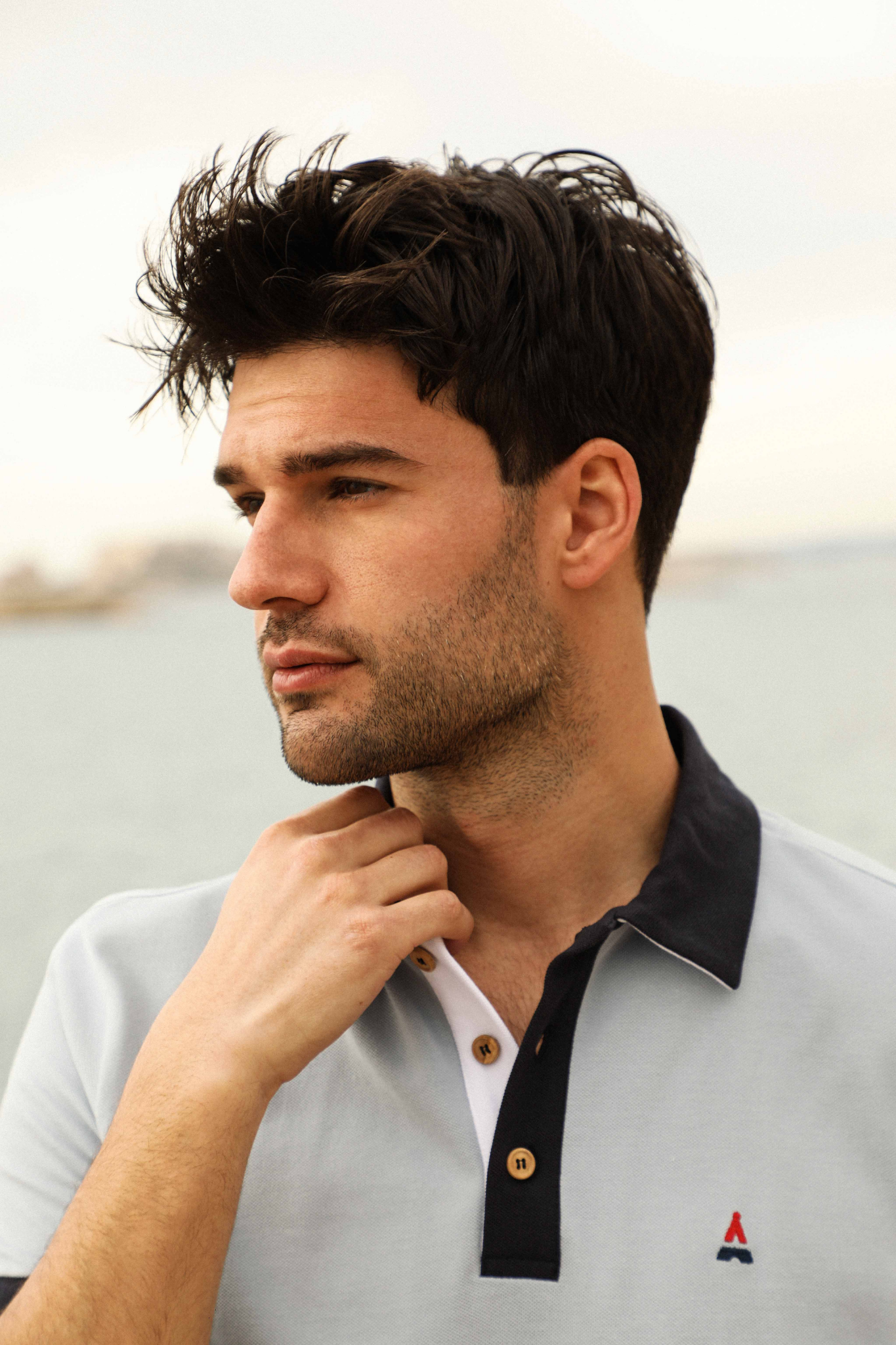 Polo coton bio | Armel | Saint James x Maison FT