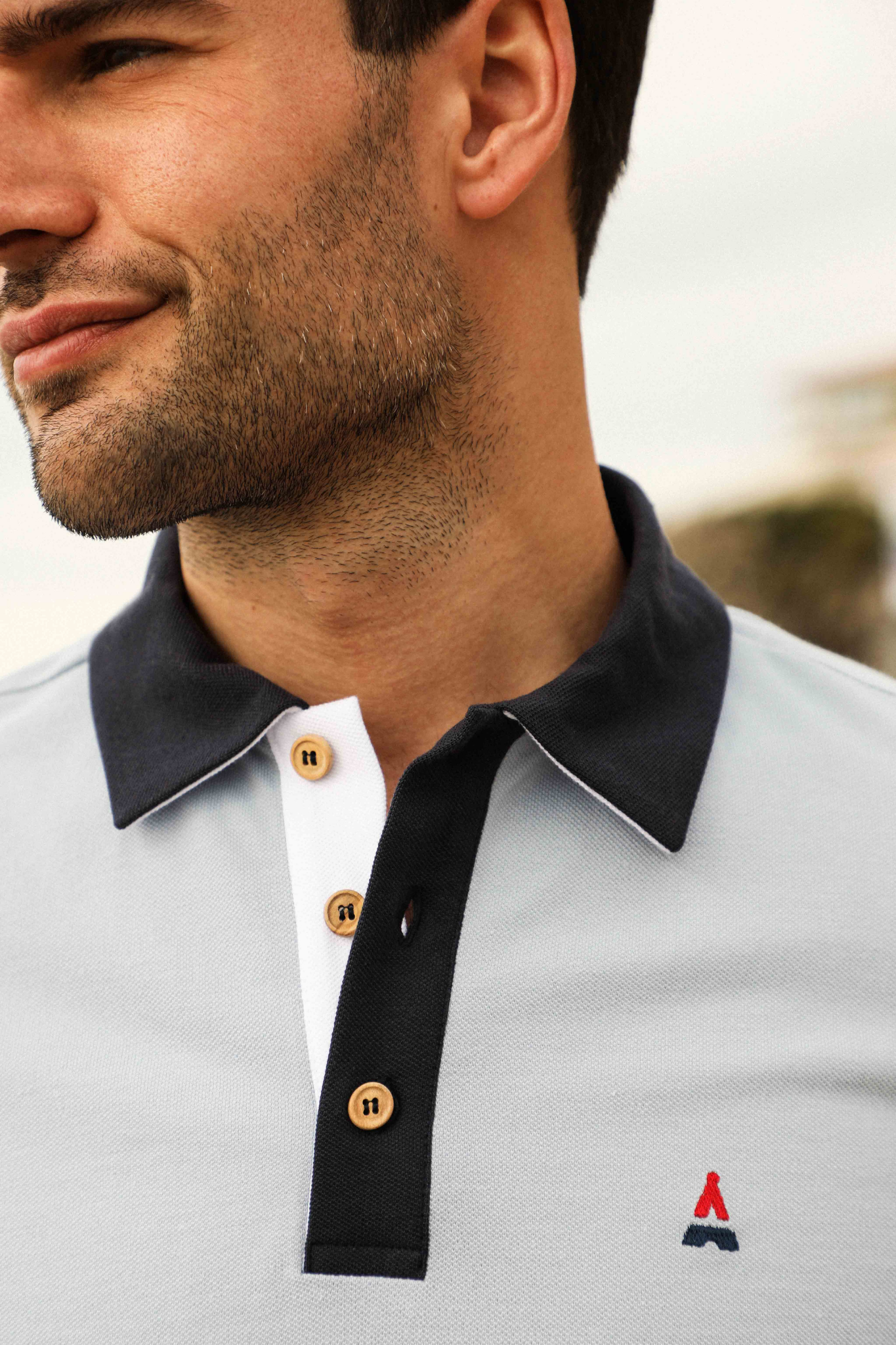Polo coton bio | Armel | Saint James x Maison FT
