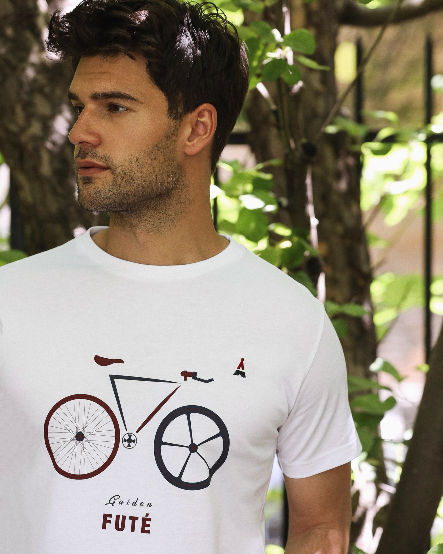 T-shirt homme coton bio | Guidon Futé
