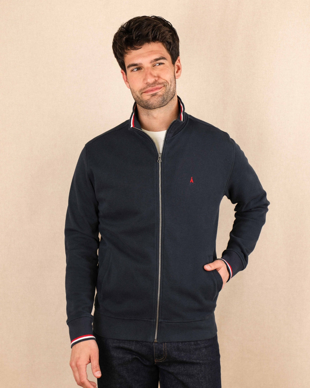 Veste zippée en coton bio | Gilbert