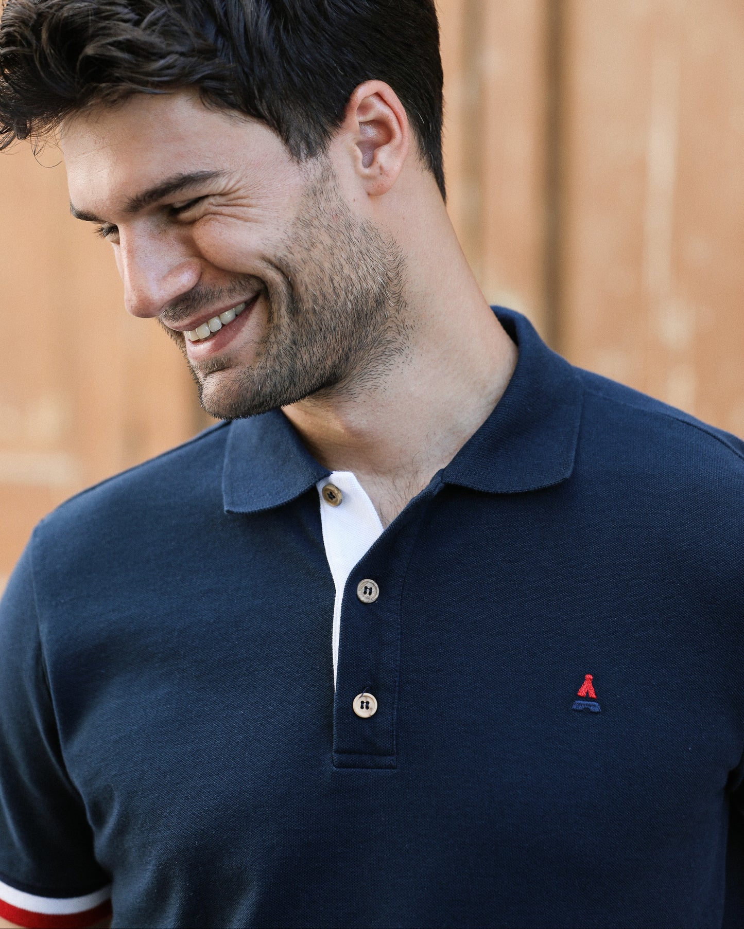 Polo Coton Bio Marine & Blanc | Paul