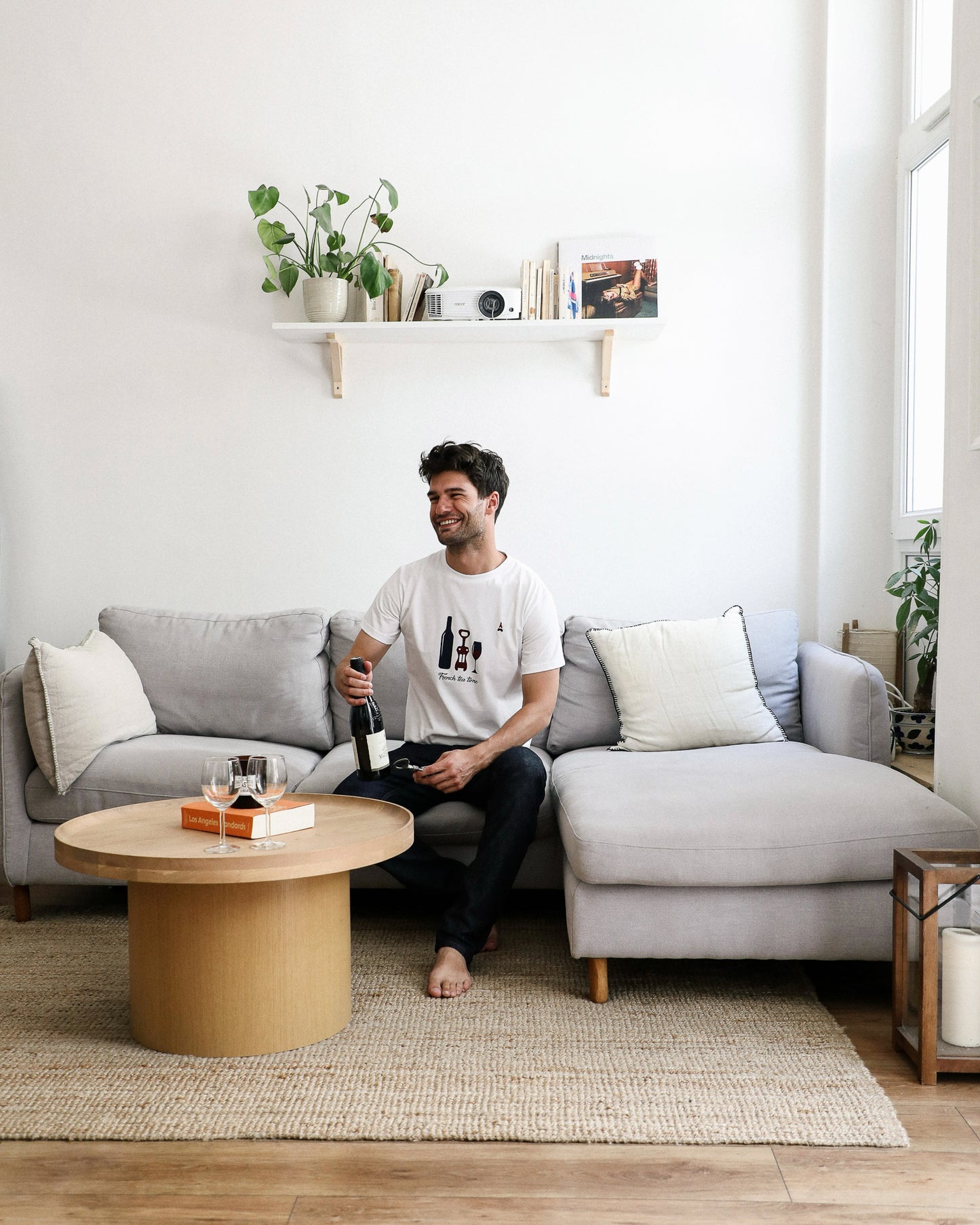 T-SHIRT APÉRO BLANC | COTON BIO