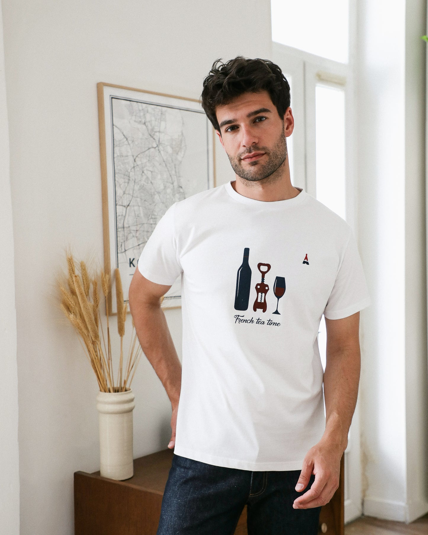 T-SHIRT APÉRO BLANC | COTON BIO