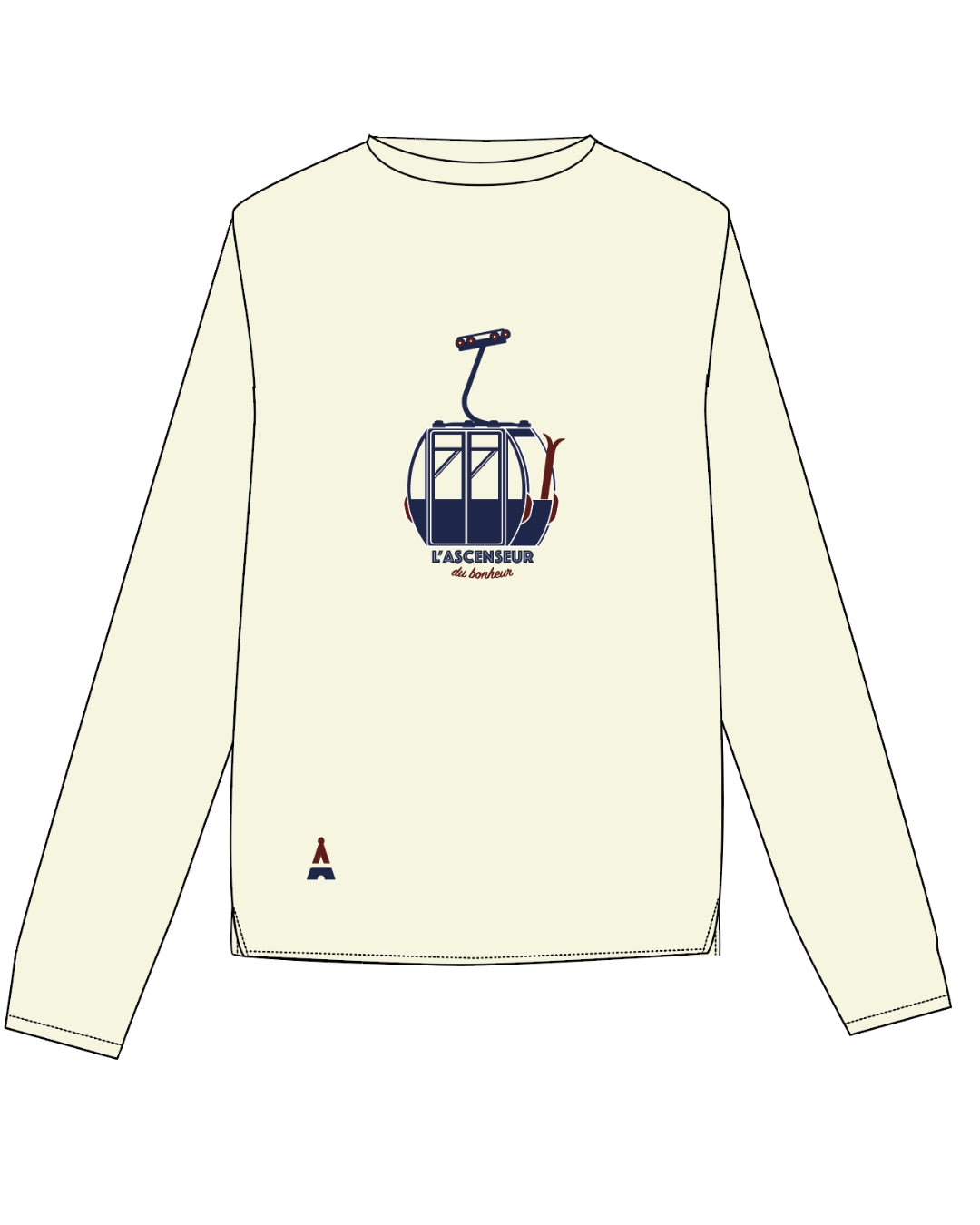 SWEAT TÉLÉCABINE CRÈME | COTON BIO | PRÉCOMMANDE