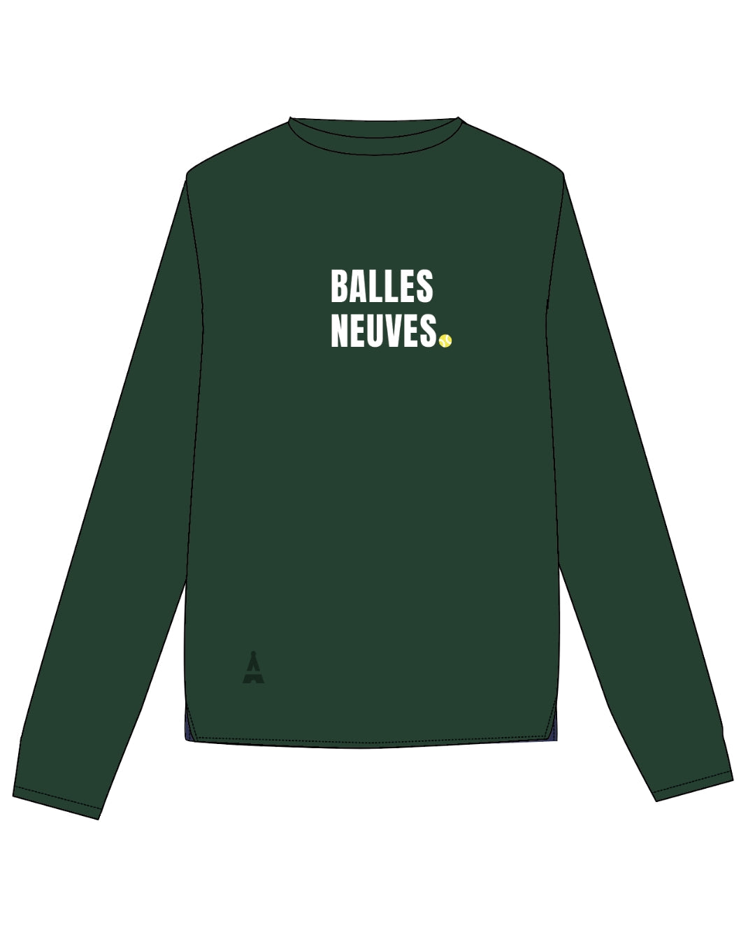 SWEAT BALLES NEUVES VERT | COTON BIO | PRÉCOMMANDE