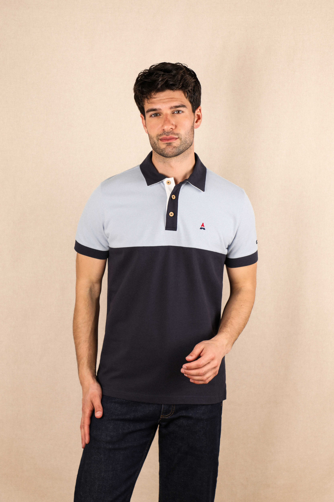 Polo coton bio | Armel | Saint James x Maison FT