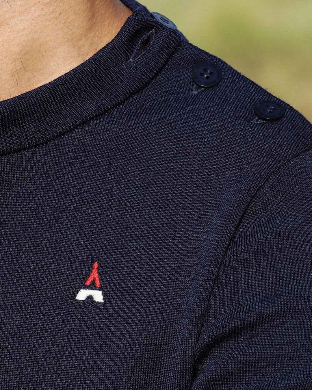 PULL PHILIBERT MADE IN FRANCE | LAINE MÉRINOS | MAISON FT X SAINT JAMES