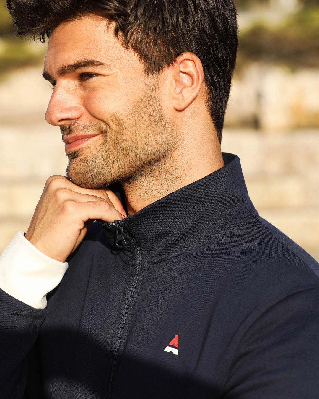 VESTE ZIPPEE LÉANDRE | COTON BIO | SAINT JAMES X MAISON FT