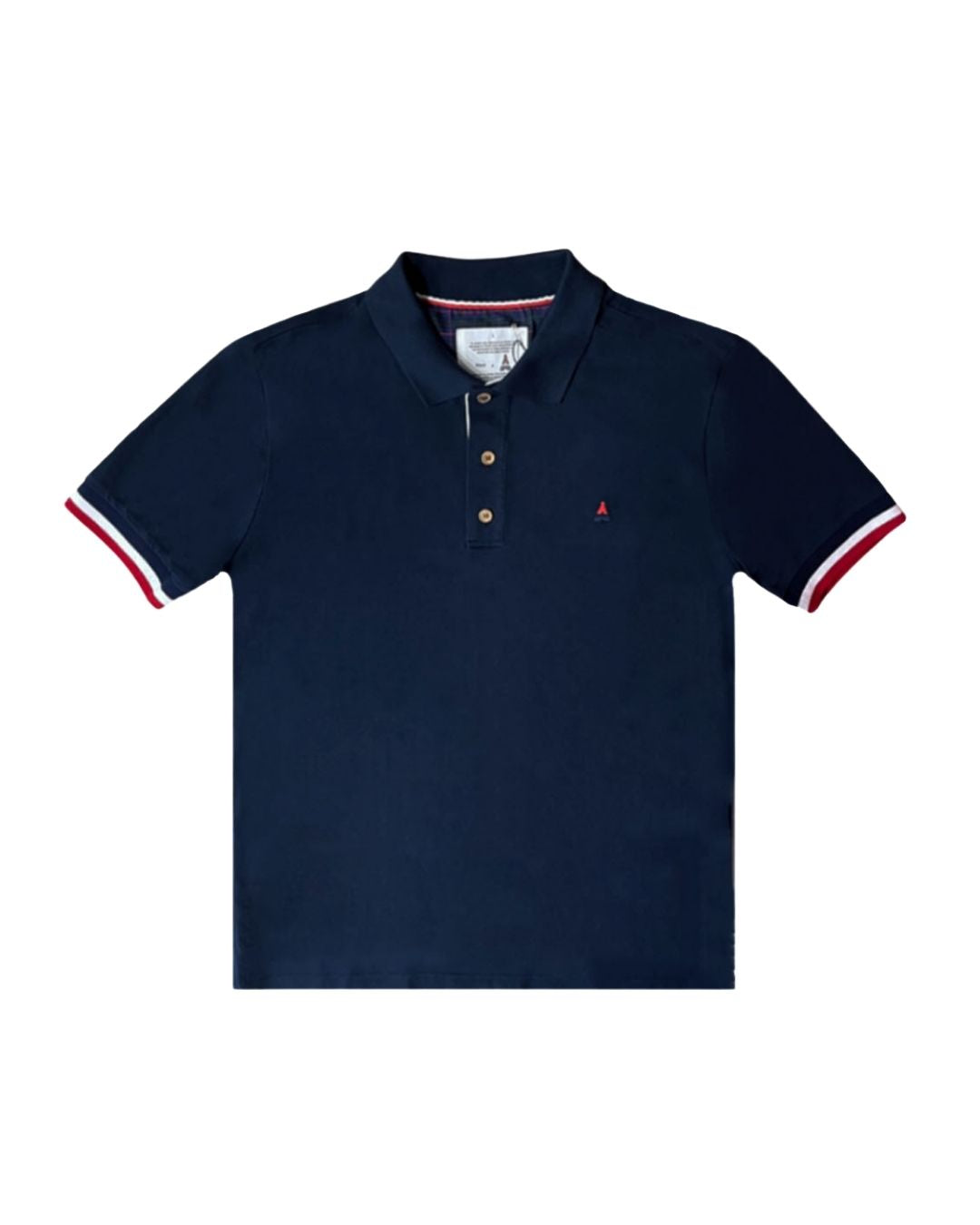 Polo Coton Bio Marine & Blanc | Paul