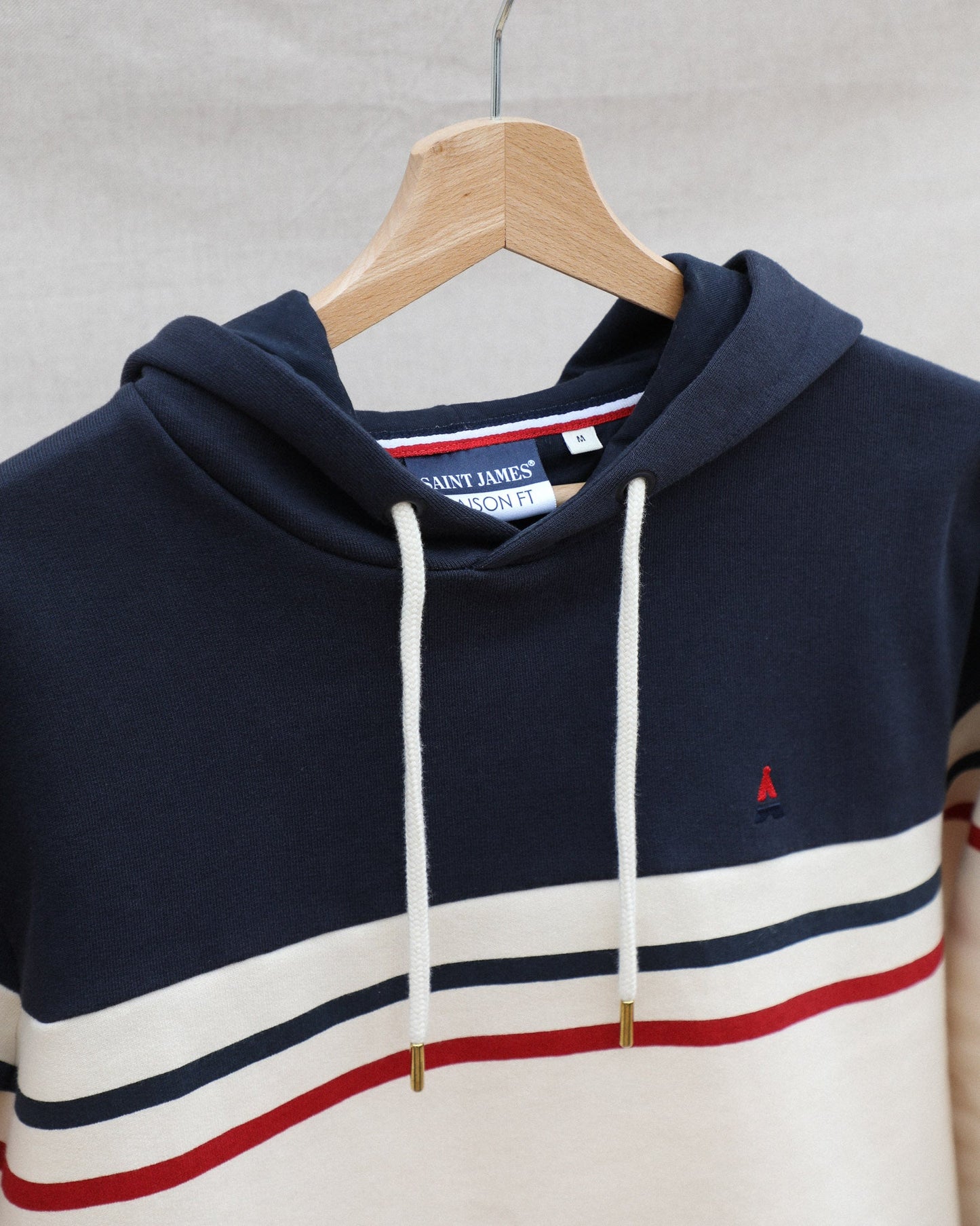 SWEAT A CAPUCHE EN COTON BIO ULYSSE | MAISON FT X SAINT JAMES