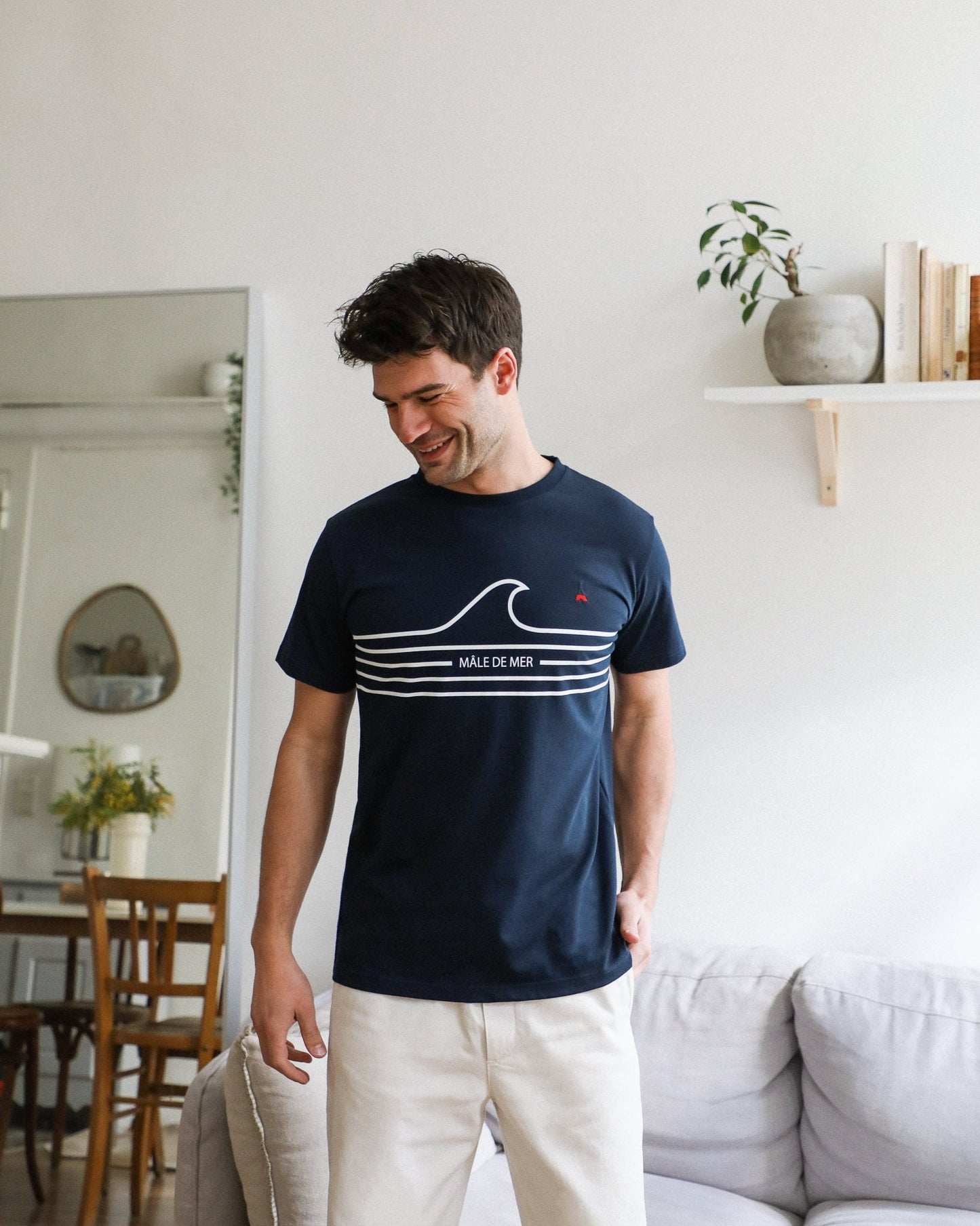 T-shirt homme coton bio | Mâle de mer