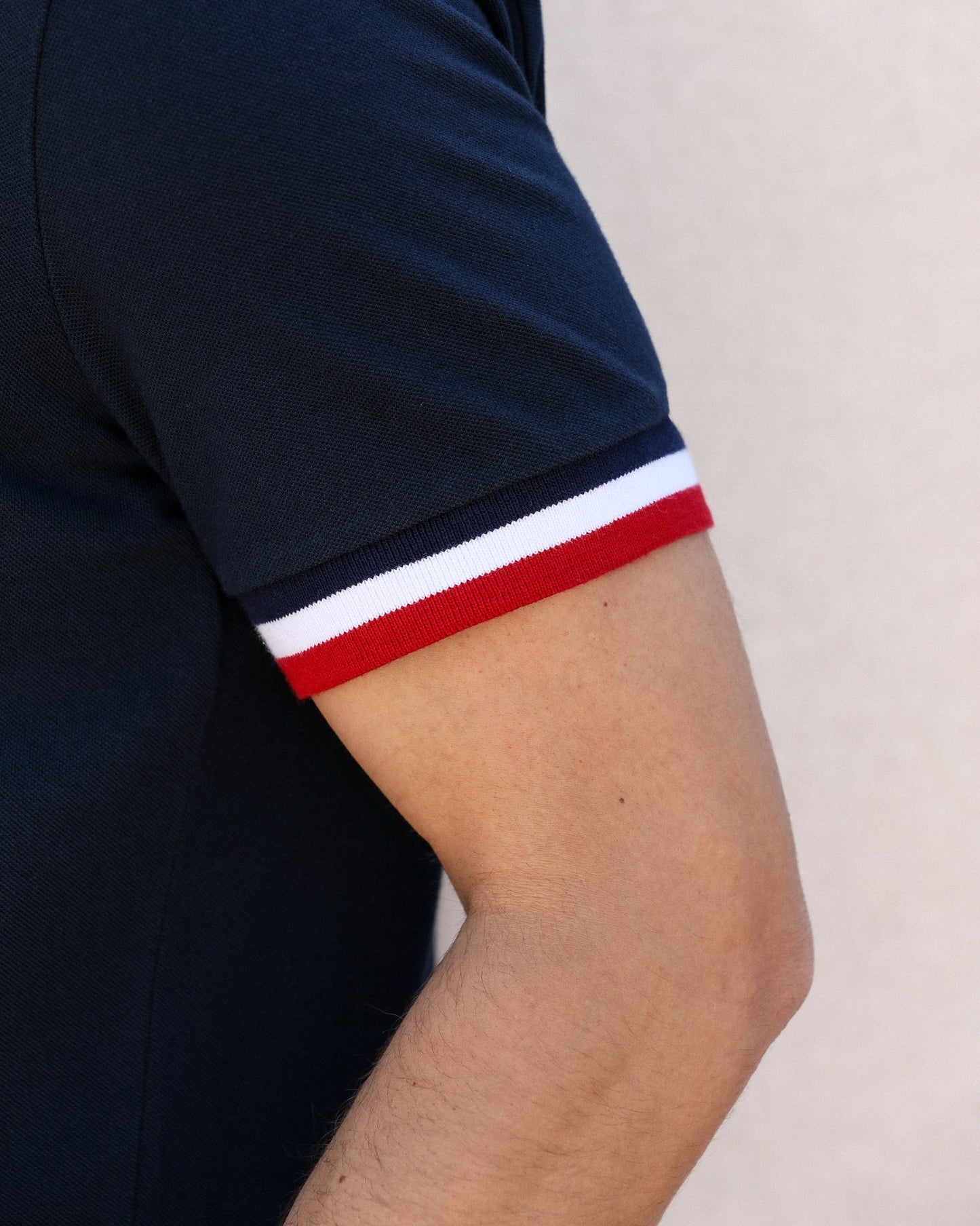 Polo Coton Bio Marine & Blanc | Paul