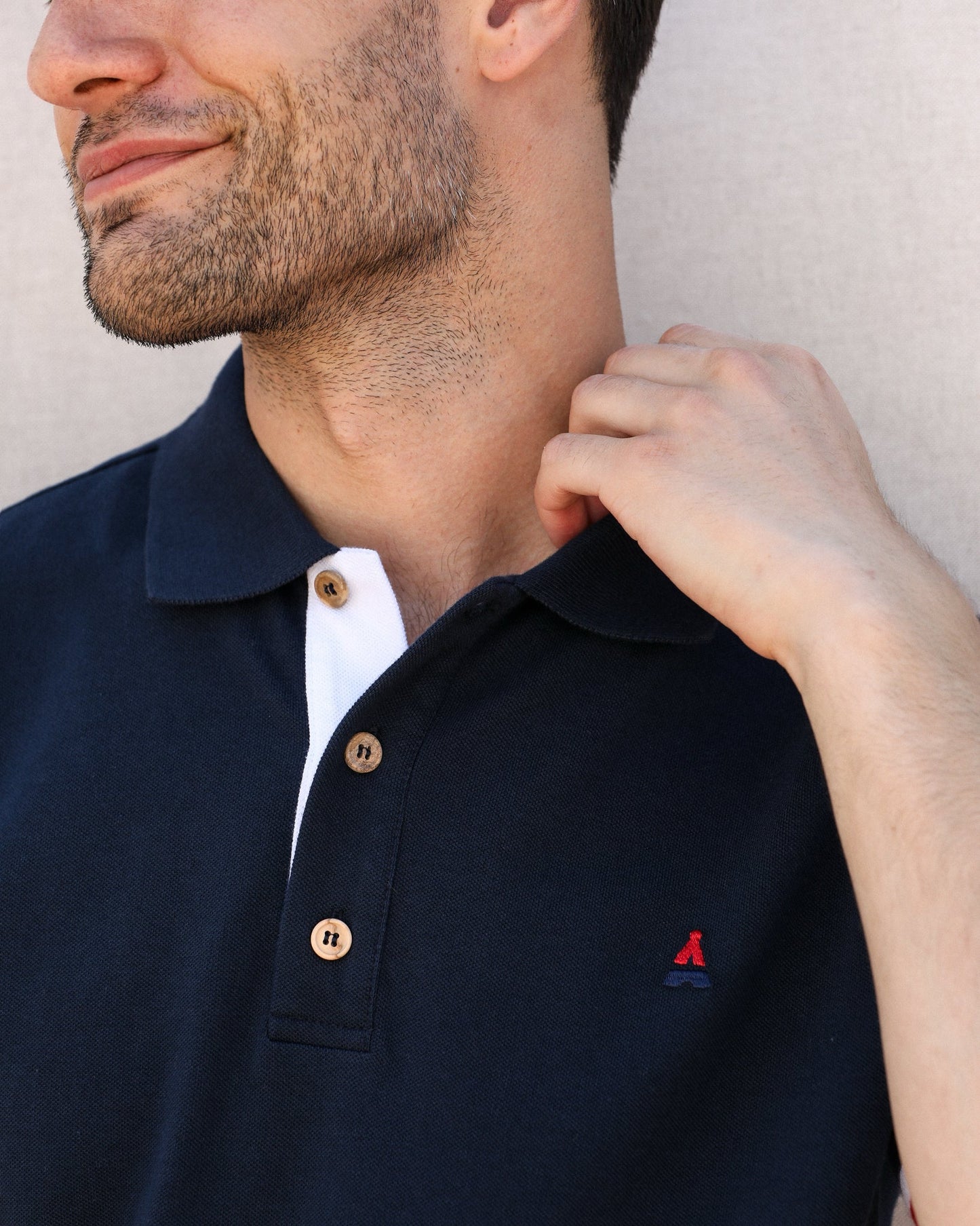 Polo Coton Bio Marine & Blanc | Paul