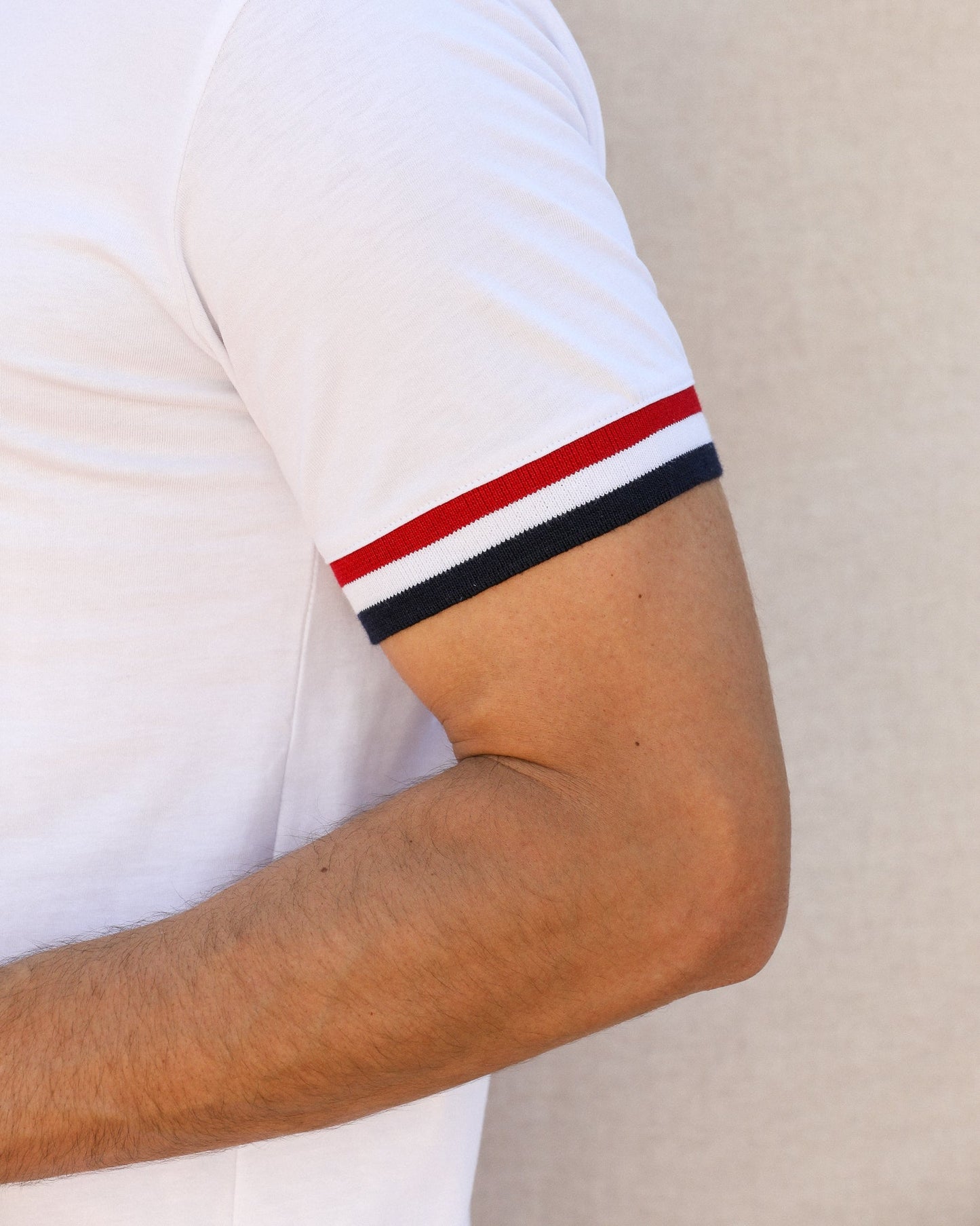 Polo Coton Bio Marine & Blanc | Paul