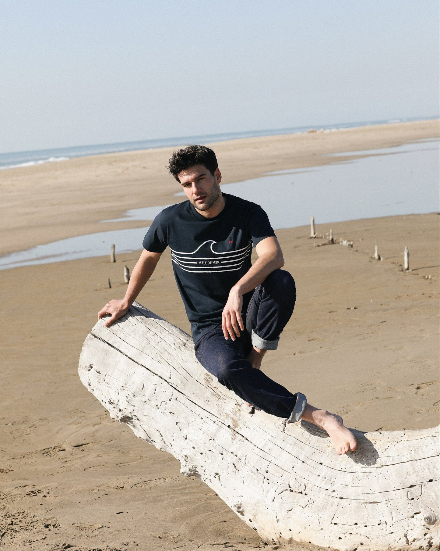 T-shirt homme coton bio | Mâle de mer