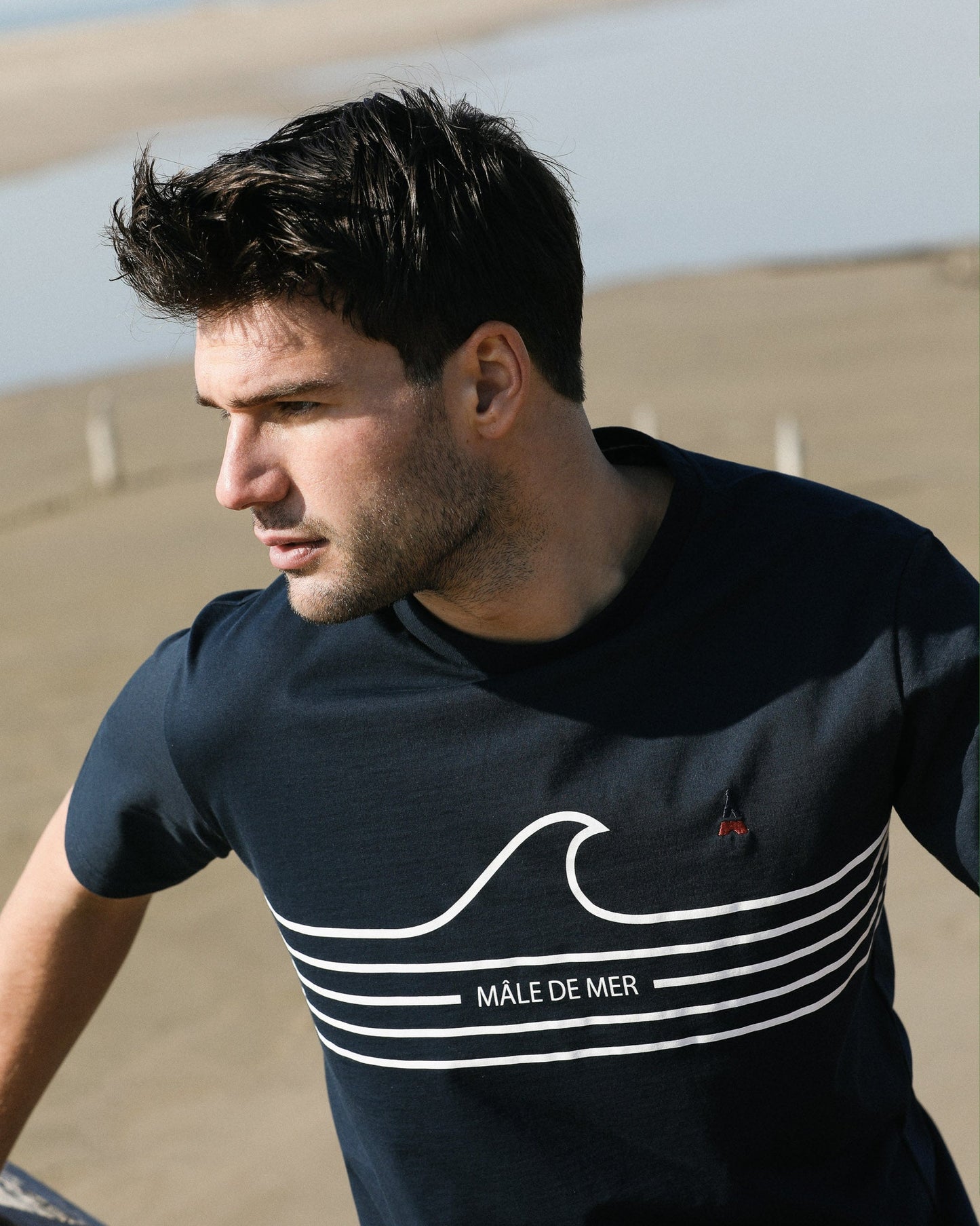 T-shirt homme coton bio | Mâle de mer