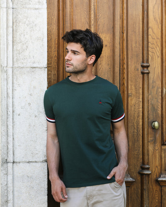 T-SHIRT HOMME COTON BIO | GAULOIS VERT