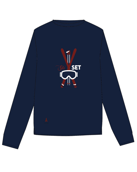 SWEAT SKI SET BLEU MARINE | COTON BIO | PRÉCOMMANDE