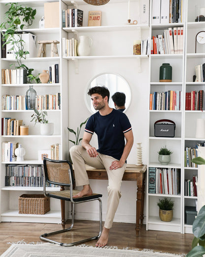 T-SHIRT HOMME GAULOIS BLEU | COTON BIO