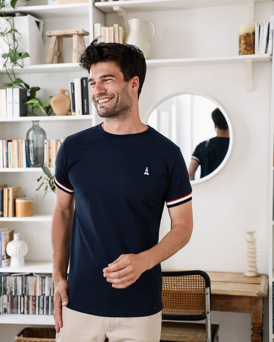 T-SHIRT HOMME GAULOIS BLEU | COTON BIO