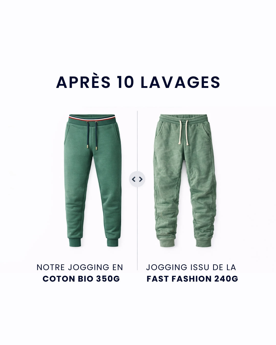 jogging vert slow fashion vs fast fashion