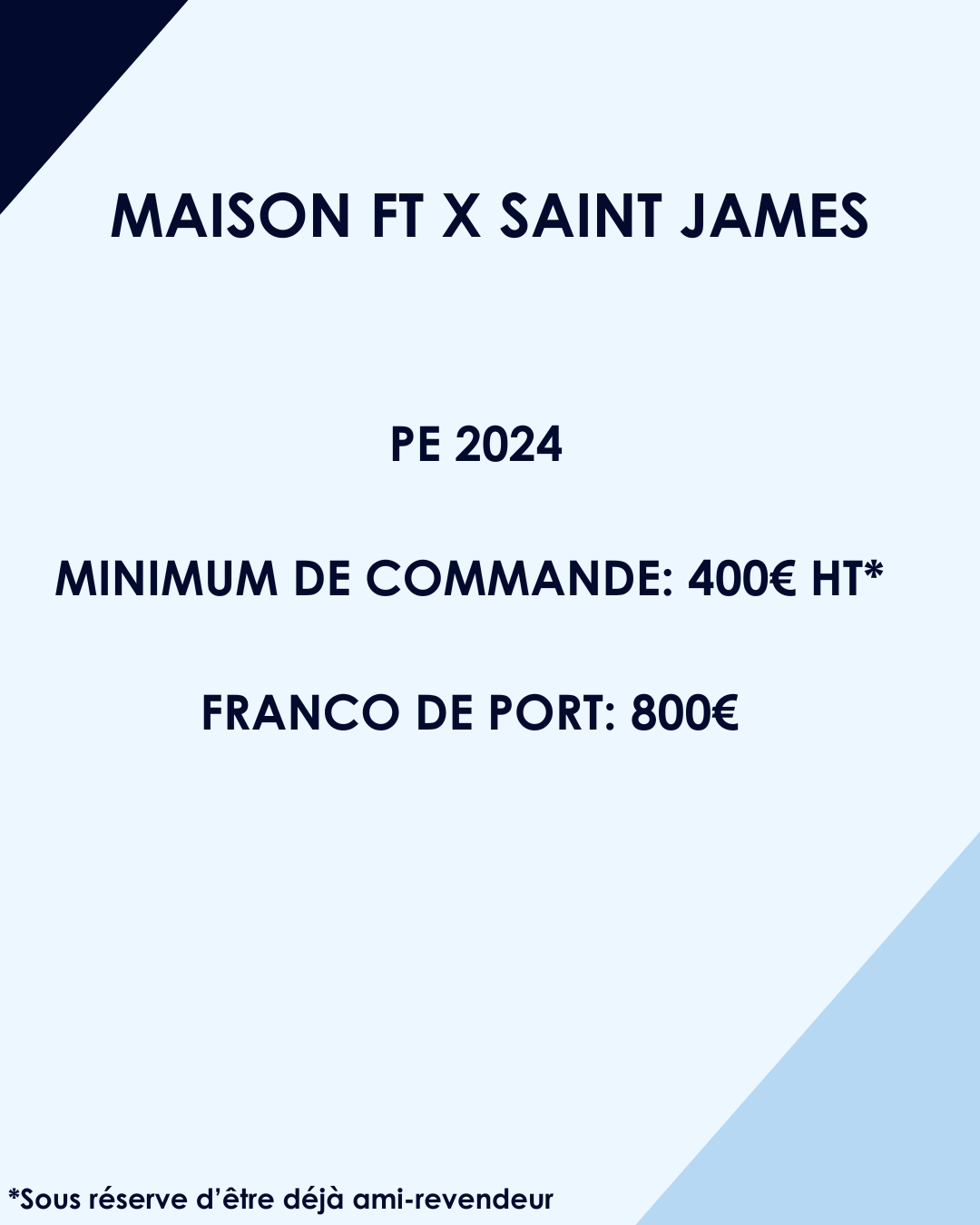 Polo coton bio | Armel | Saint James x Maison FT