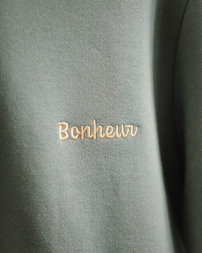 Sweat logo brodé "bonheur"