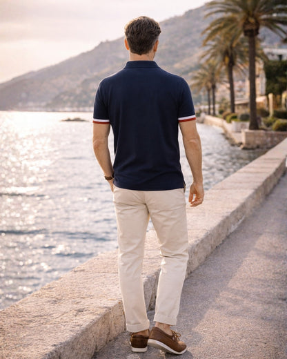 POLO PAUL BLEU | COTON BIO | PRÉCOMMANDE