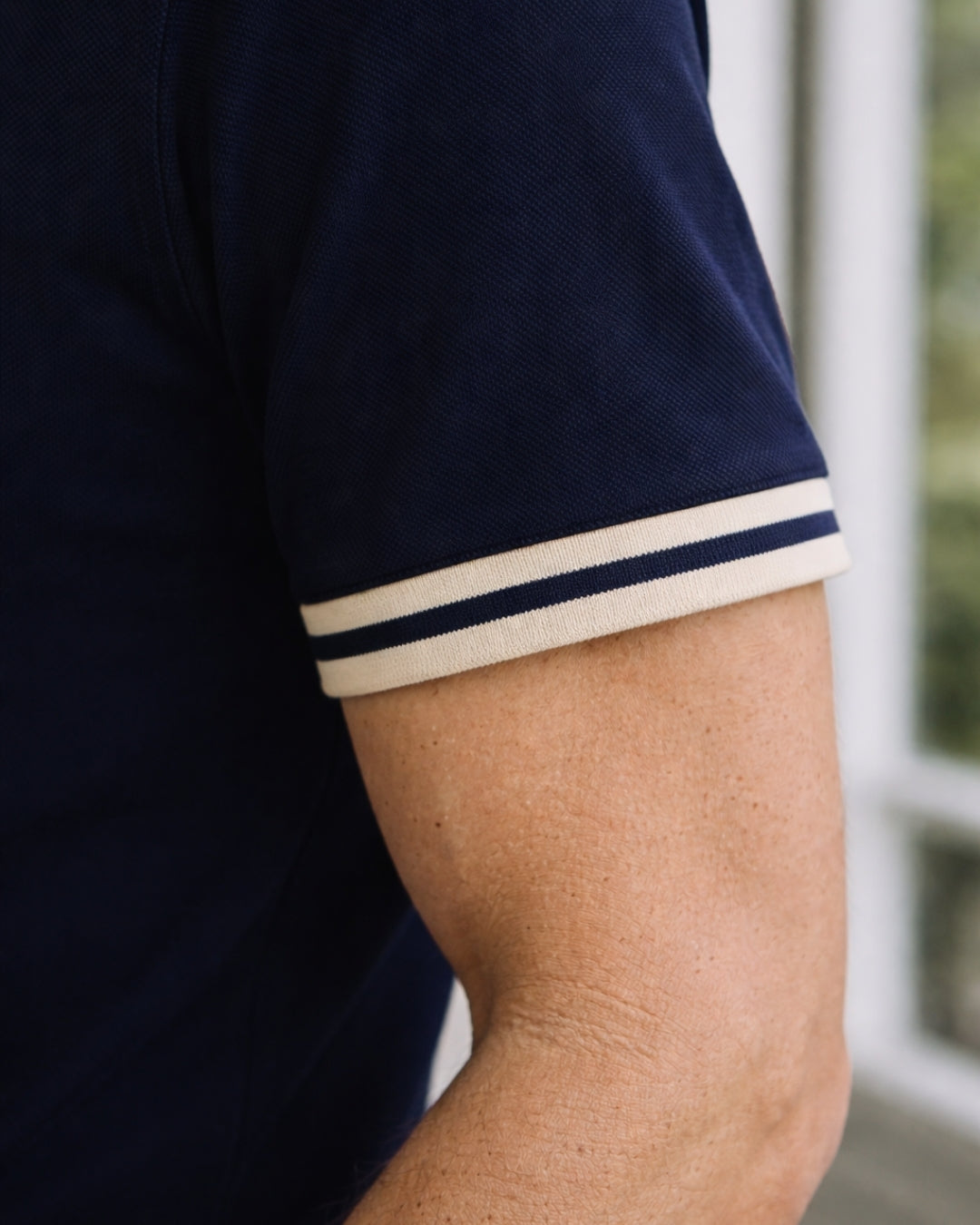 POLO RAYMOND BLEU | COTON BIO