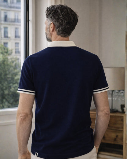 POLO RAYMOND BLEU | COTON BIO