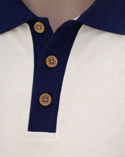 POLO RAYMOND CRÈME | COTON BIO | PRÉCOMMANDE