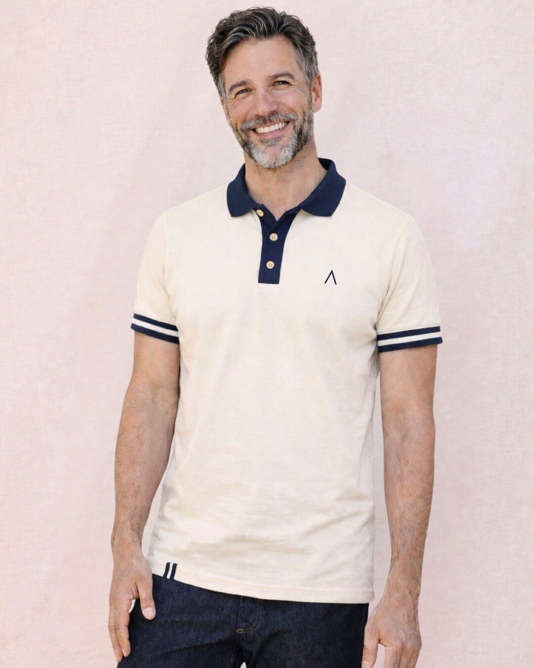 POLO RAYMOND CRÈME | COTON BIO | PRÉCOMMANDE