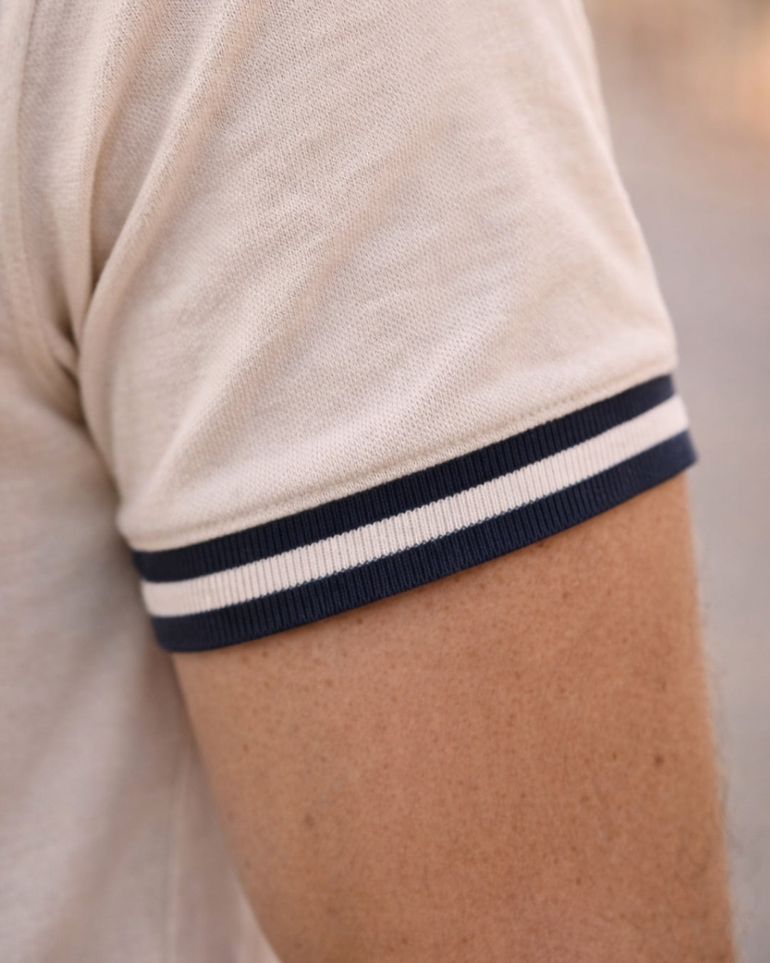 POLO RAYMOND CRÈME | COTON BIO | PRÉCOMMANDE