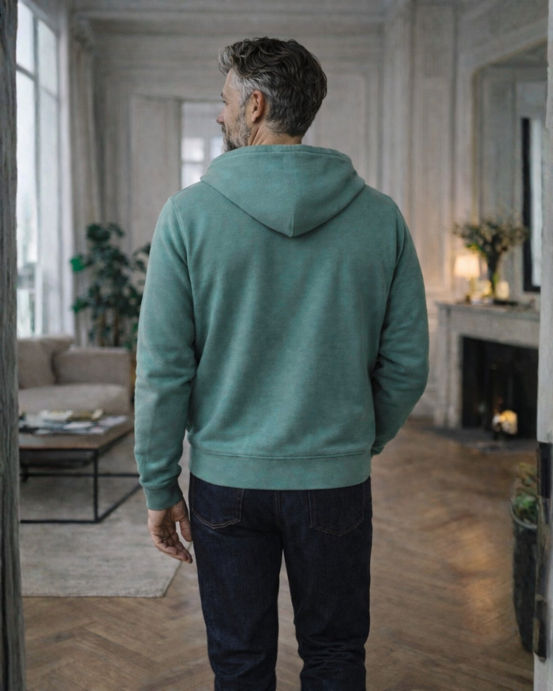 Veste_zippee_homme_-_vert_-_coton_bio_-_maison_ft_-detail_zip