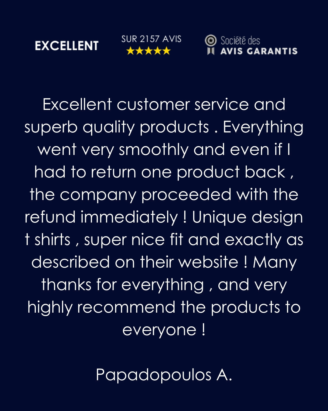 avis client Maison FT t-shirt