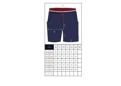 Guide des tailles short Maison FT