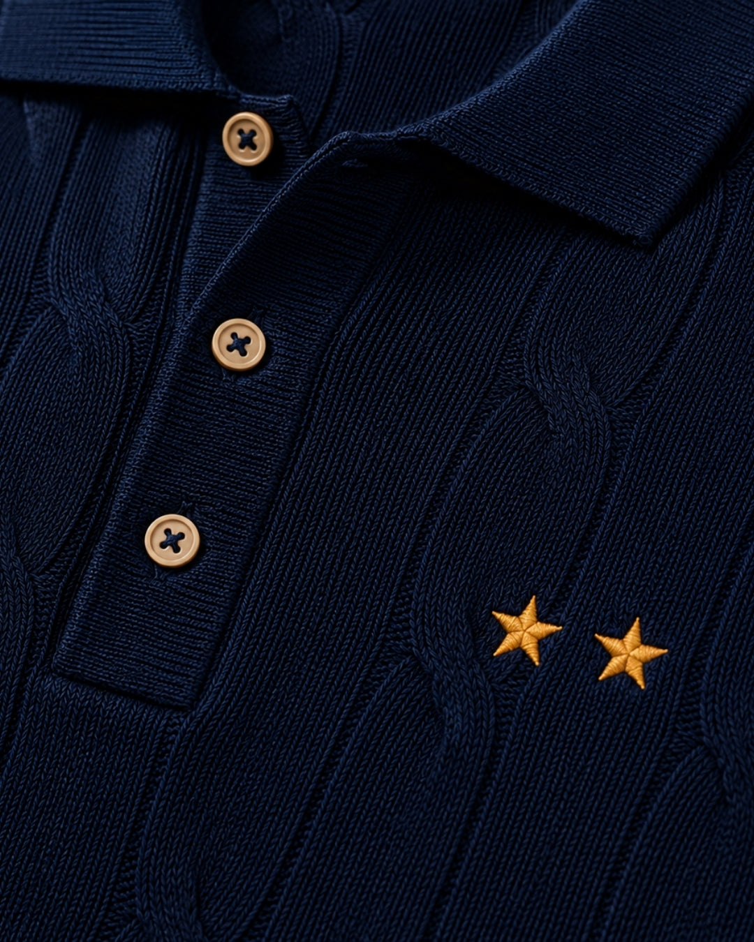 Polo Marcel bleu marine hommage équipe de france de foot