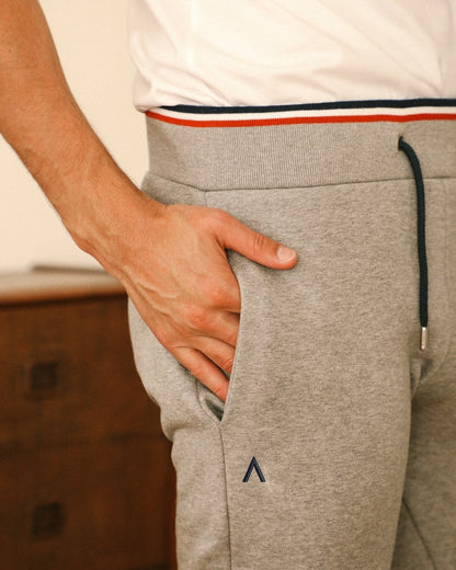JOGGING ARSENE GRIS | COTON BIO | COUPE AJUSTÉE