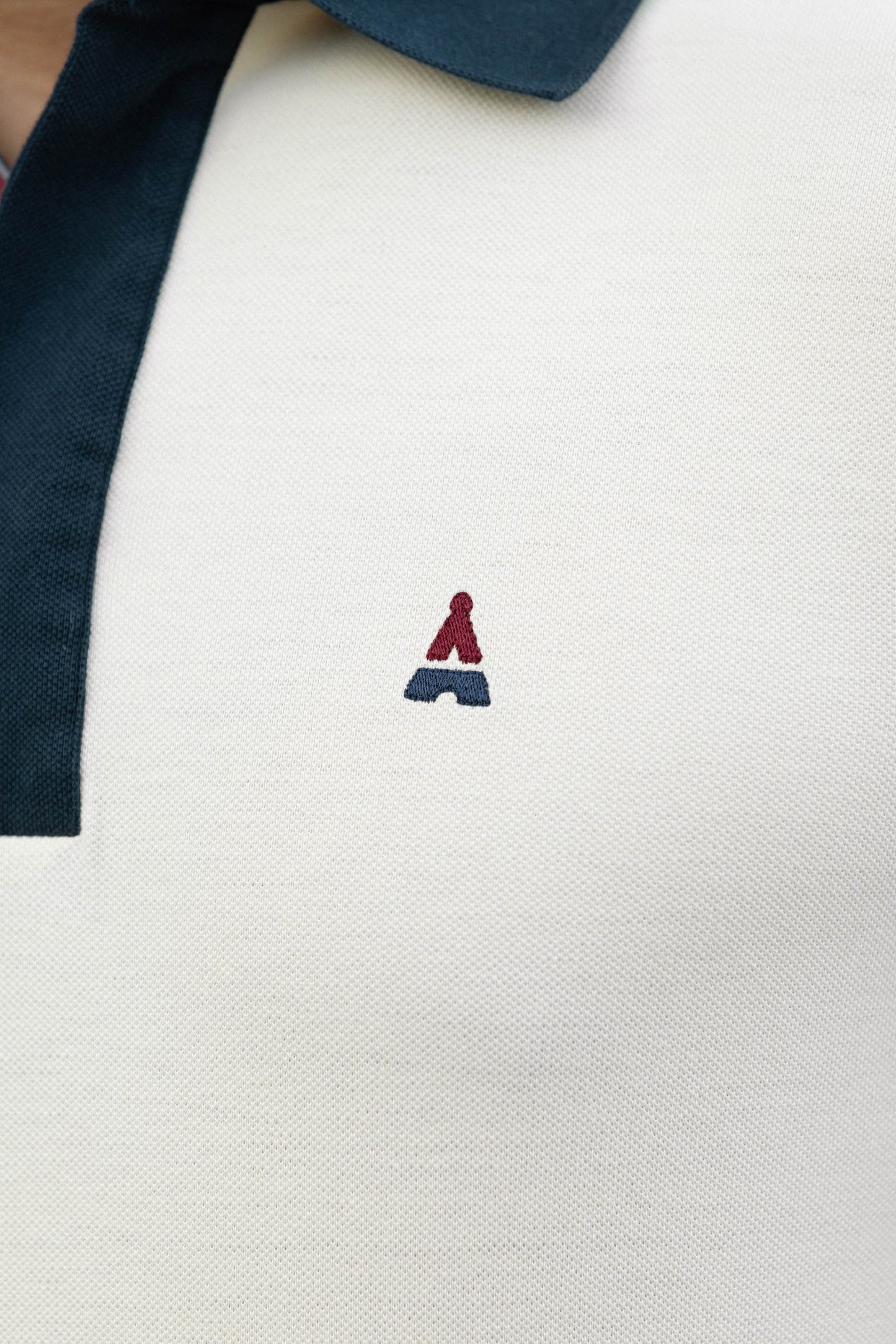 POLO MANCHE LONGUE BEIGE |  MAURICE | COTON BIO