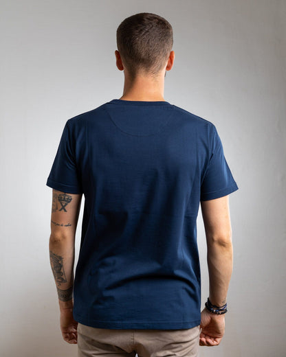 T-SHIRT Homme Didier BLEU - Coton Bio