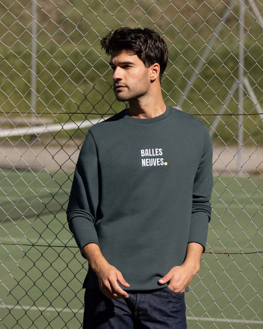 SWEAT BALLES NEUVES VERT | COTON BIO | PRÉCOMMANDE