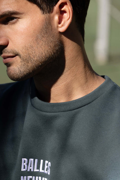 SWEAT BALLES NEUVES VERT | COTON BIO