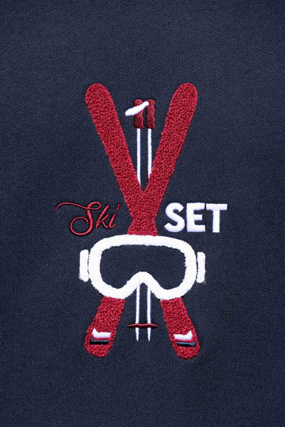 SWEAT SKI SET BLEU MARINE | COTON BIO | PRÉCOMMANDE