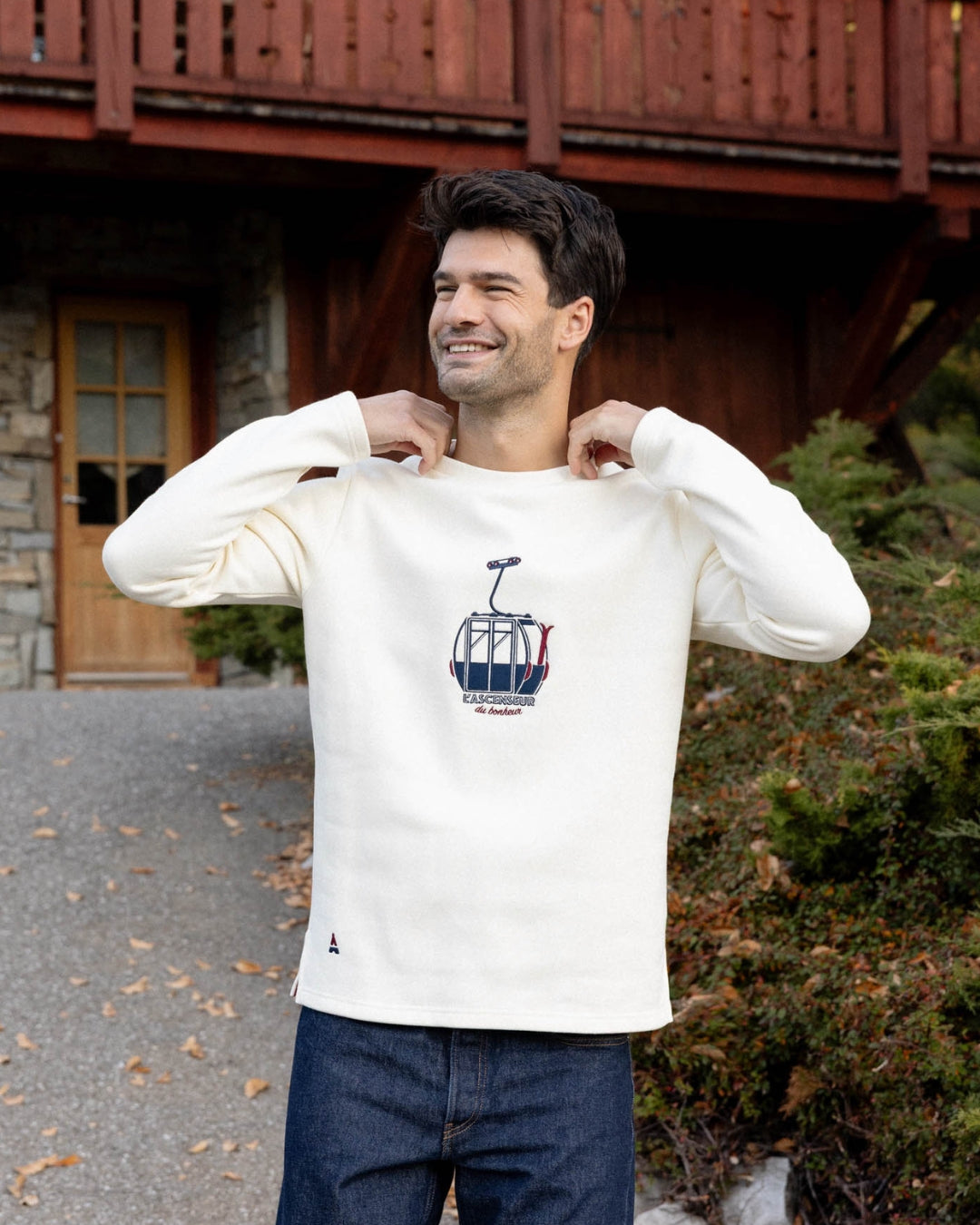 SWEAT TÉLÉCABINE CRÈME | COTON BIO | PRÉCOMMANDE