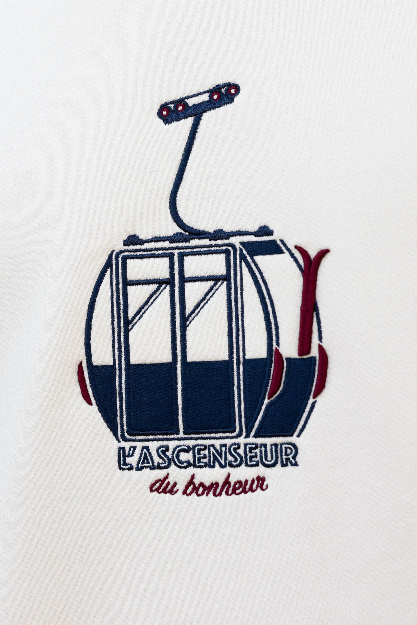 SWEAT TÉLÉCABINE CRÈME | COTON BIO | PRÉCOMMANDE