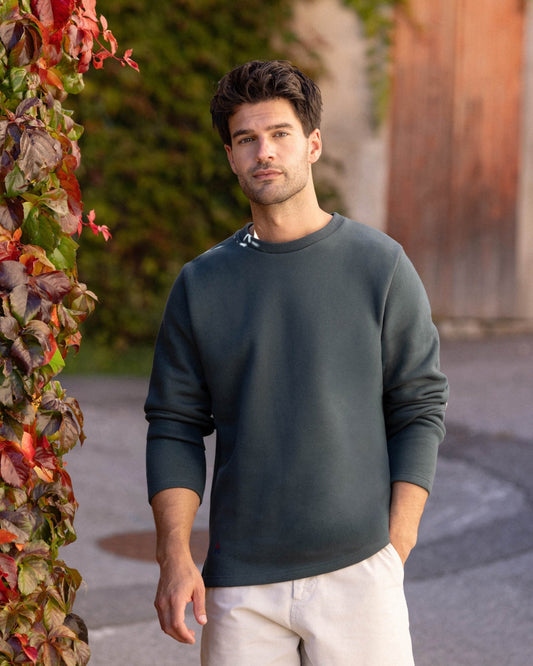 sweat_homme_vert_foret_avec_coudieres_-_coton_bio_-_maison_ft