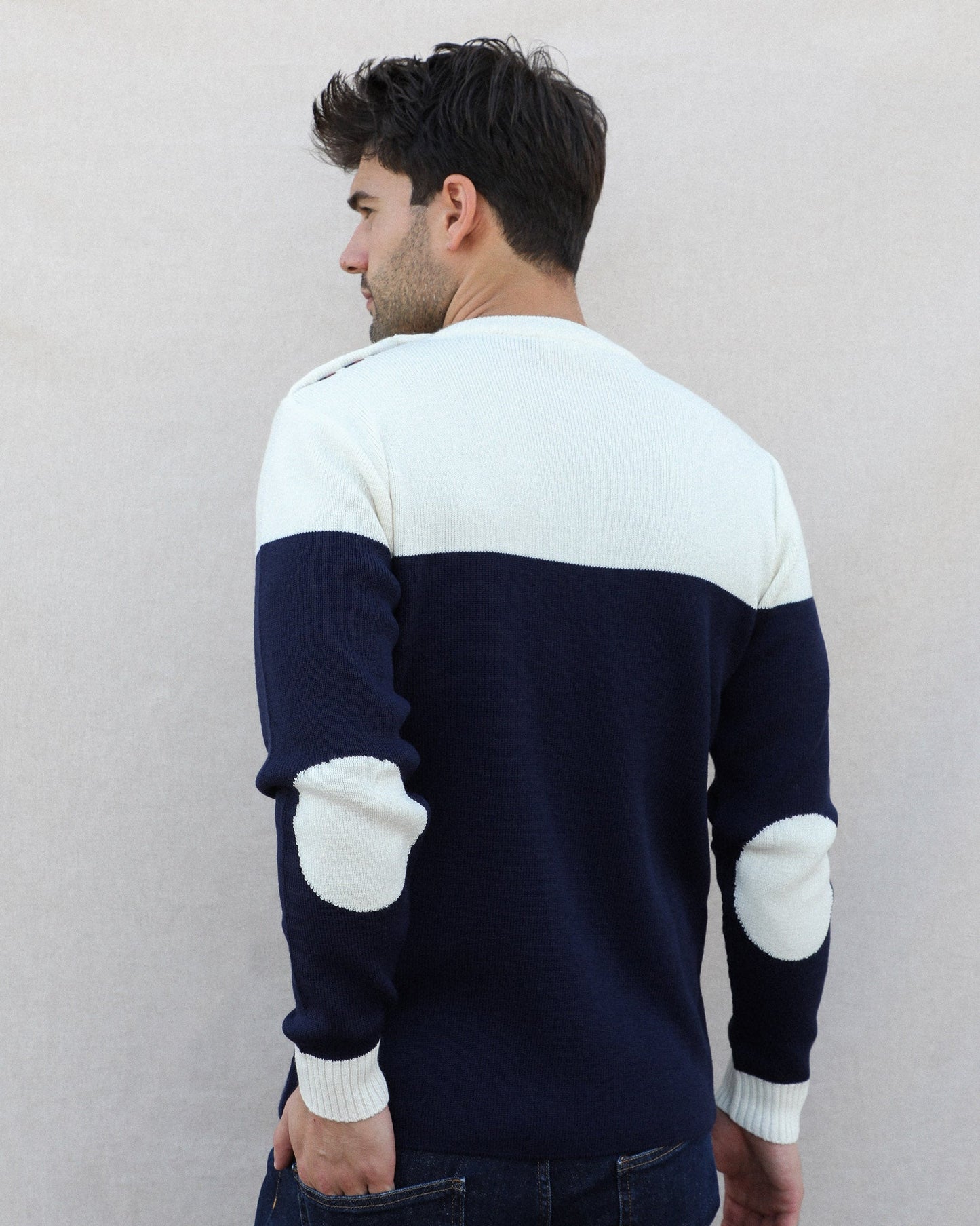 Pull homme Made in France | Martin Bicolore