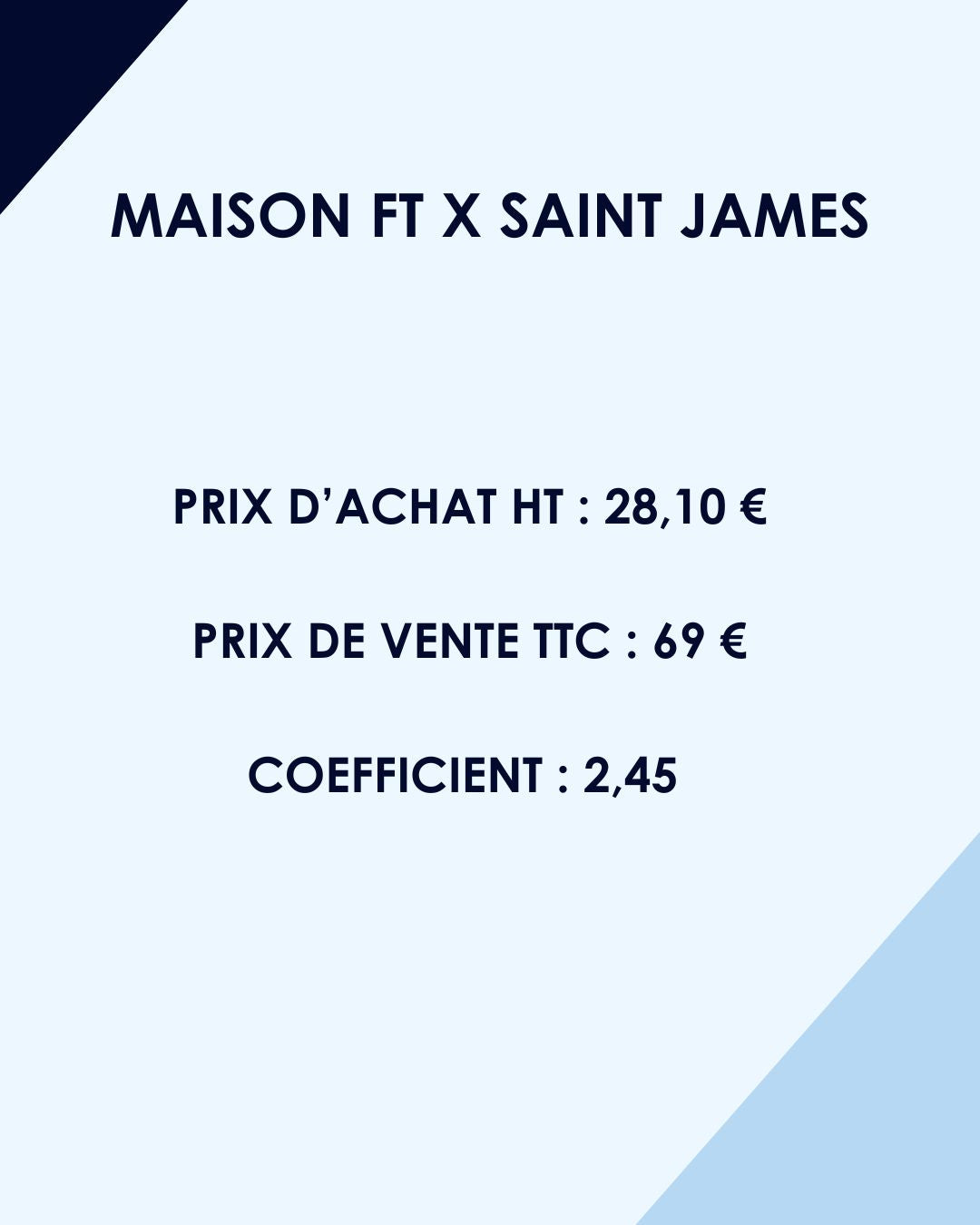 T-shirt coton bio | Cyriac | Saint James x Maison FT