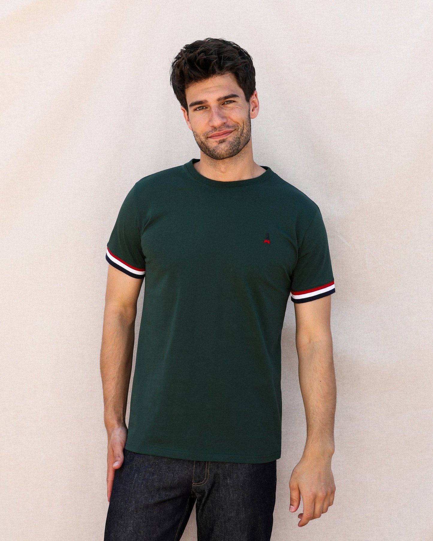 T-SHIRT HOMME COTON BIO | GAULOIS VERT